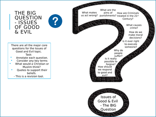 The Big Question - Revision