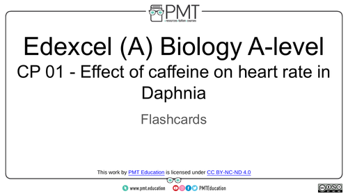 Edexcel (A) A-level Biology Practical Flashcards