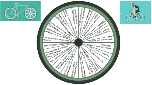 A-level Sociology - Education - Bike Wheel Revision