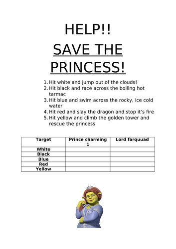 save the princess archery