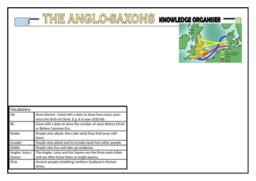 Anglo-Saxon KS2 Knowledge Organiser