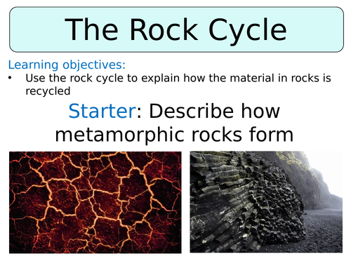 KS3 ~ Year 8 ~ The Rock Cycle