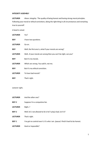 Assembly - INTEGRITY