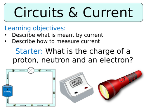 Ks3 ~ Year 8 ~ Current & Charge