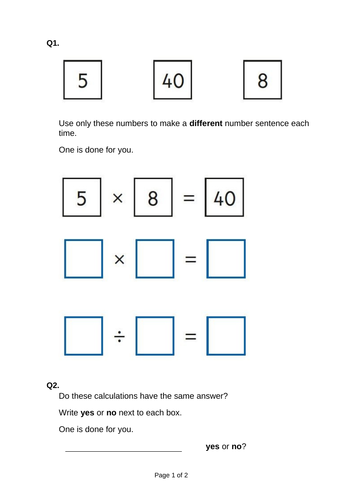 Year 2 make equal groups sharing | Teaching Resources