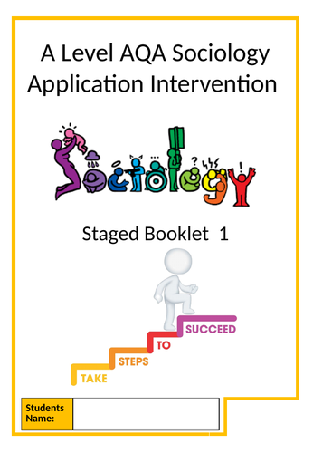 Sociology Intervention Booklet Step 1 - Short Answer Questions