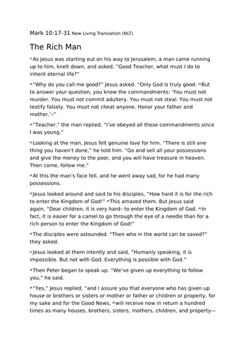 General RE/ CORE RE year 13 Autumn term