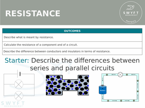KS3 ~ Year 8 ~ Resistance