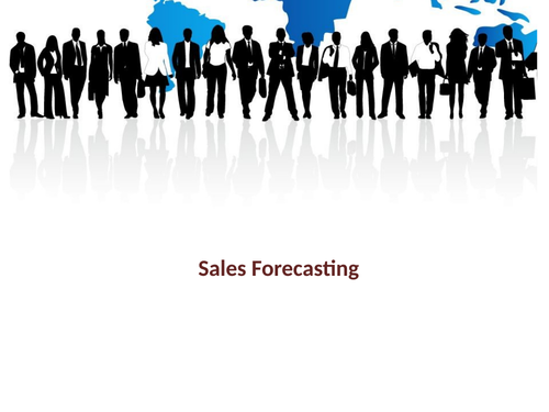 AS Business Year 12 Sales Forecasting Lesson Resources