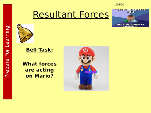 AQA 9-1 Resultant Forces