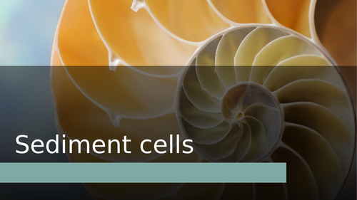 A Level Coasts Sediment cells double lesson-worksheet, ppt, map resources