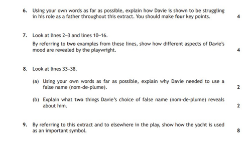 Sailmaker Revision Resources