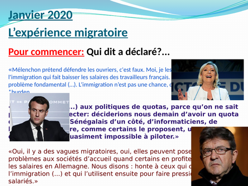 Chanson "Mercy" - Madame Monsieur (la politique d'immigration)