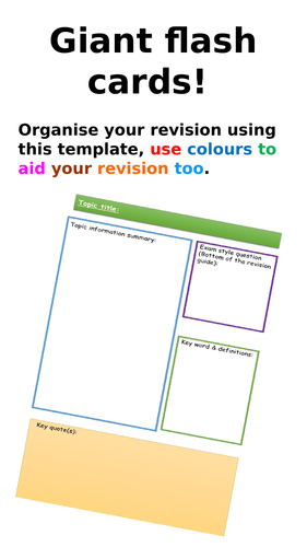 AQA Spec A RE grade 9-1 - Giant flash card