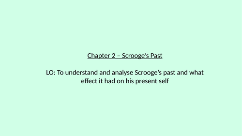 A Christmas Carol - Scrooge Childhood analysis