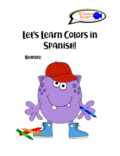 Spanish Colors Workbook! (40 pages of worksheets & activities!)