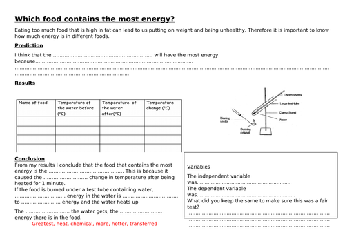 energy in food low ability