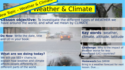 KS3 Weather & Climate Unit