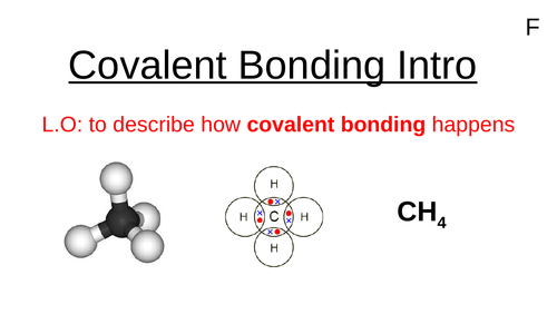 Edexcel intro to covalent bonding | Teaching Resources