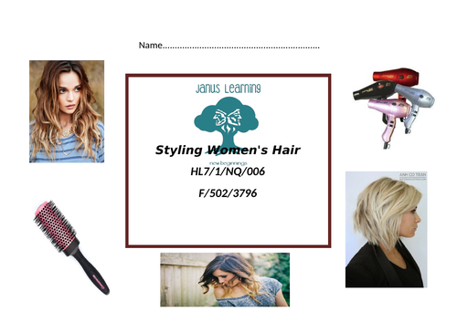 Styling women's hair