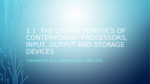 Computer Science: Components of a Computer (NEW SPEC) - OCR