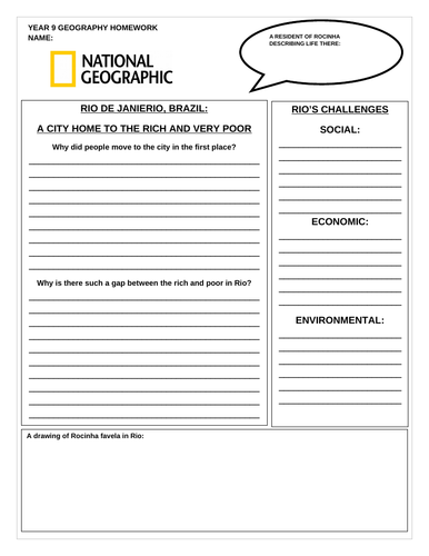 Challenges in life in a favela - Newspaper cover