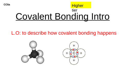 Edexcel - covalent bonding intro Gd 5-9