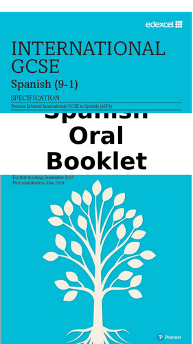 spanish oral booklet
