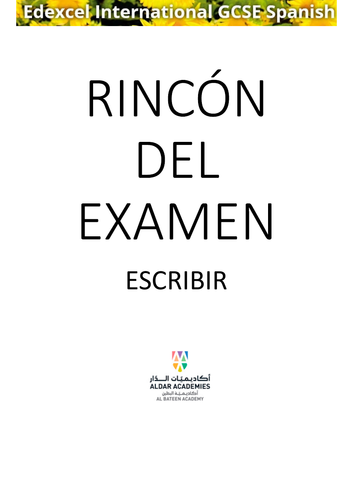 written practice booklet