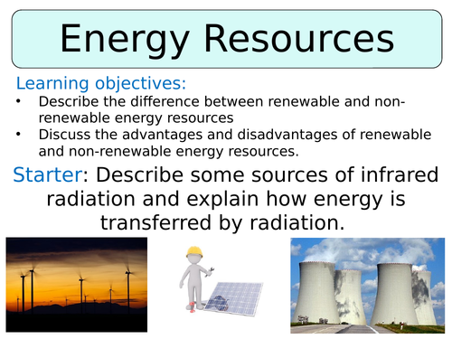 KS3 ~ Year 8 ~ Energy Resources