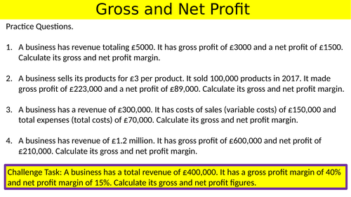 ARR & Investment Appraisal GCSE Lesson