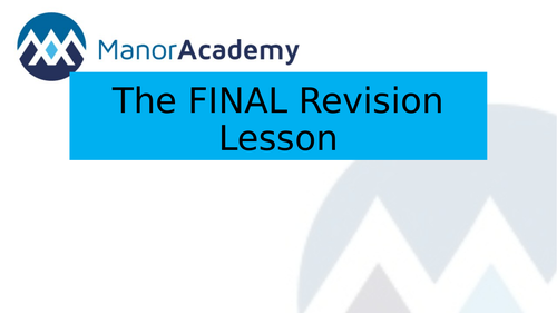 BTEC Tech Award Health & Social Care Comp 3 Final Revision Lesson