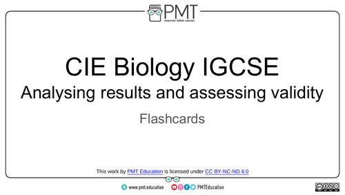 CAIE IGCSE Biology Practical Flashcards