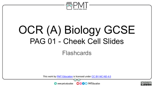 OCR (A) GCSE Biology Practical Flashcards