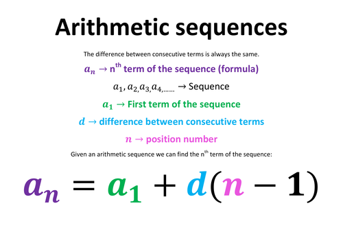 arithmetic sequence formula