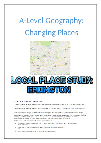 Changing Places - Local Place Study - Erdington