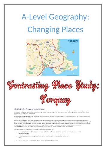 Changing Places - Distant place study - Torquay