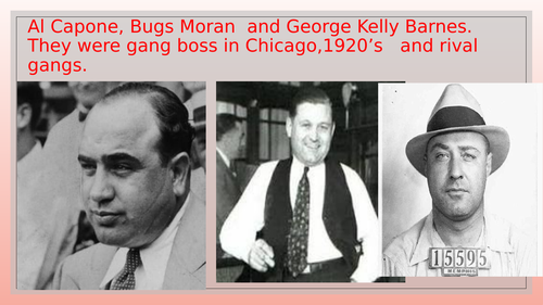 Al Capone,other gangs, and the role of Chicago and the Valentine's Day Massacre