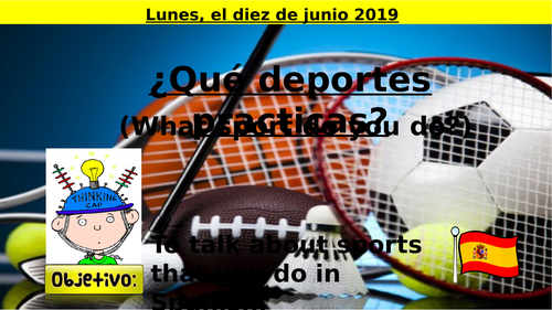 Los deportes - Spanish - KS3 | Teaching Resources