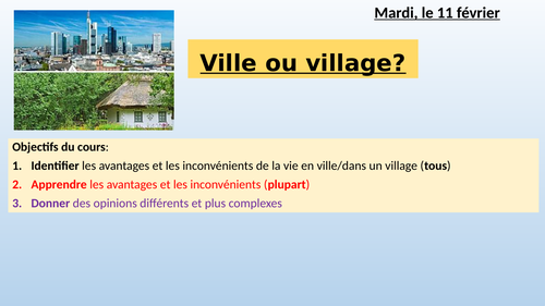 French Town or Village?