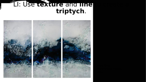 Create a River Art triptych