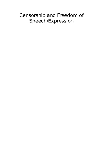 Eduqas RE Route A - Human Rights