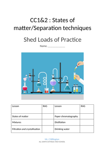 EDEXCEL CC1&2 SLOP Revision Booklet