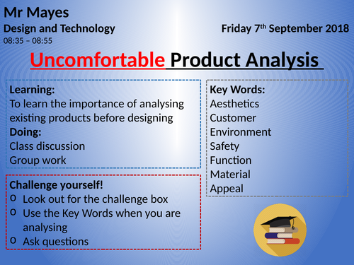Product Analysis FULL LESSON KS3