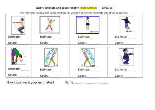 Estimate and count reliably