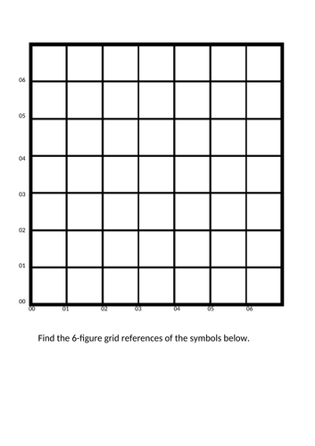 Blank grid references challenge