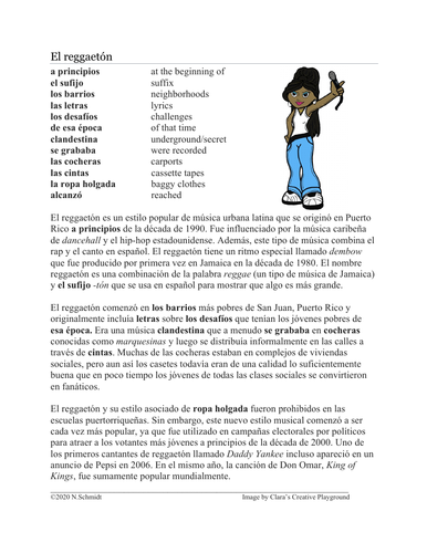 Reggaetón Lectura y Cultura: Latin Urban Music of Puerto Rico Reading