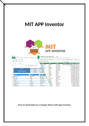 Mit App Inventor - Add Data from an App to a Google Sheet