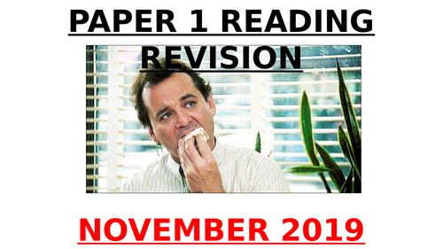 EDUQAS GCSE English Language November 2019 Paper 1 Q1 PowerPoint
