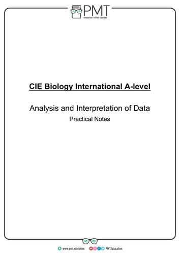 CIE A-Level Biology Practical Notes